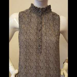 JCrew Sleeveless Silk Blouse